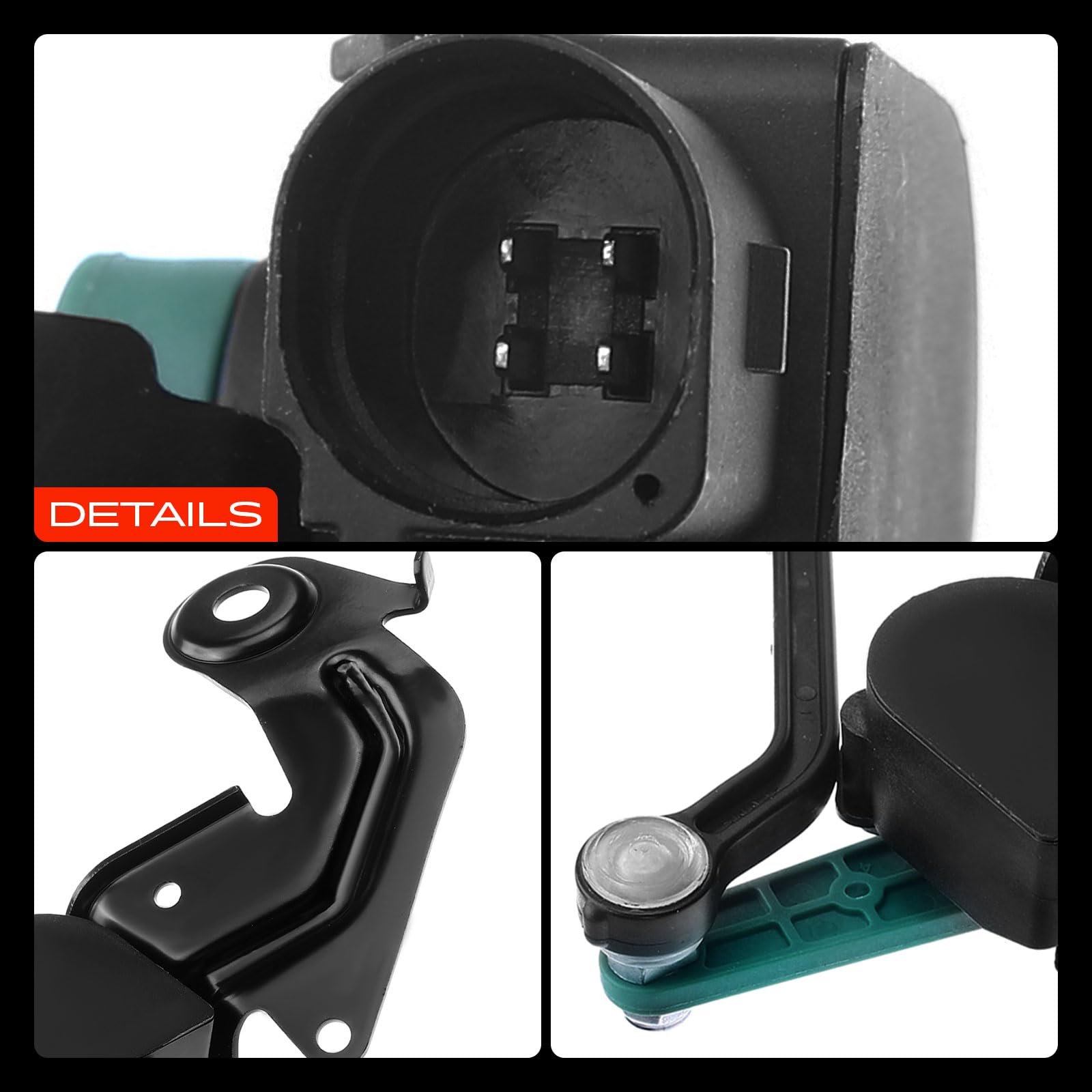 Frankberg Sensore di livello Sensore di altezza 4-Poli Compatibile con A6 Avant 4F5 A6 4F2 A6 Allroad 4FH Replace# 4F0616571J