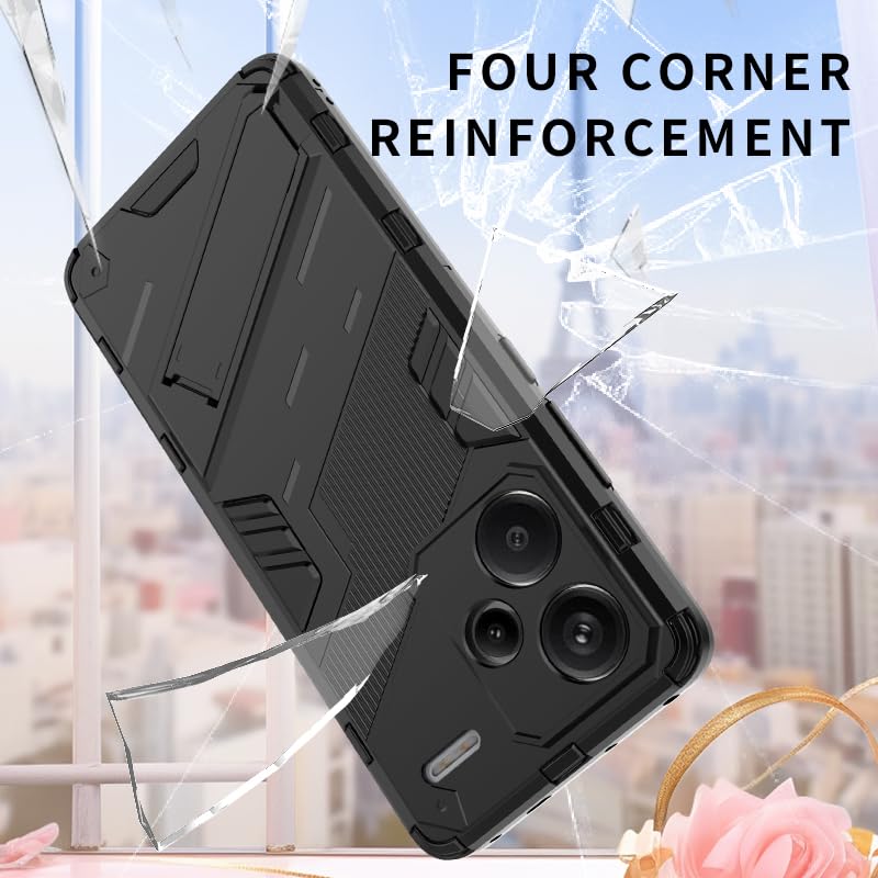 WOKEZ Fodral till Xiaomi Redmi Note 13 Pro Plus 5G – Grön, 360° Skydd