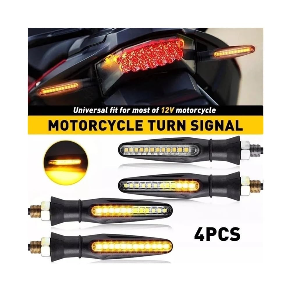 intermitentes led 4 Uds. Indicadores De Motocicleta 12V