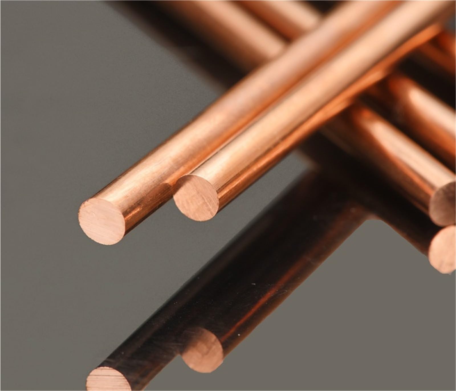 1 Stück T2 Reinkupferstange massive runde Rotkupferstange mehrere Durchmesseroptionen 500 mm Länge Einzelstange für industrielle und mechanische Anwendungen(9mm – 0.5m)