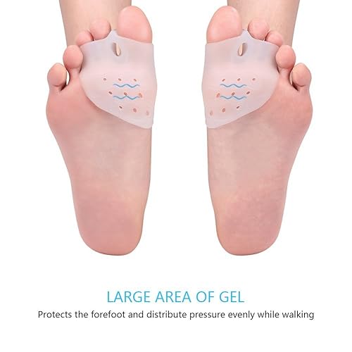 Miniatura 9 de Separador de dedos, separadores de dedos de gel para superponer los dedos de los pies, corrector de alineación de dedos grandes y espaciador,