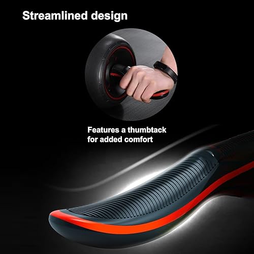 Miniatura 5 de Rodillo de rueda abdominal para entrenamiento de núcleo  Rueda abdominal  Ruedas de ejercicio para abdominales  Equipo de entrenamiento de rebote