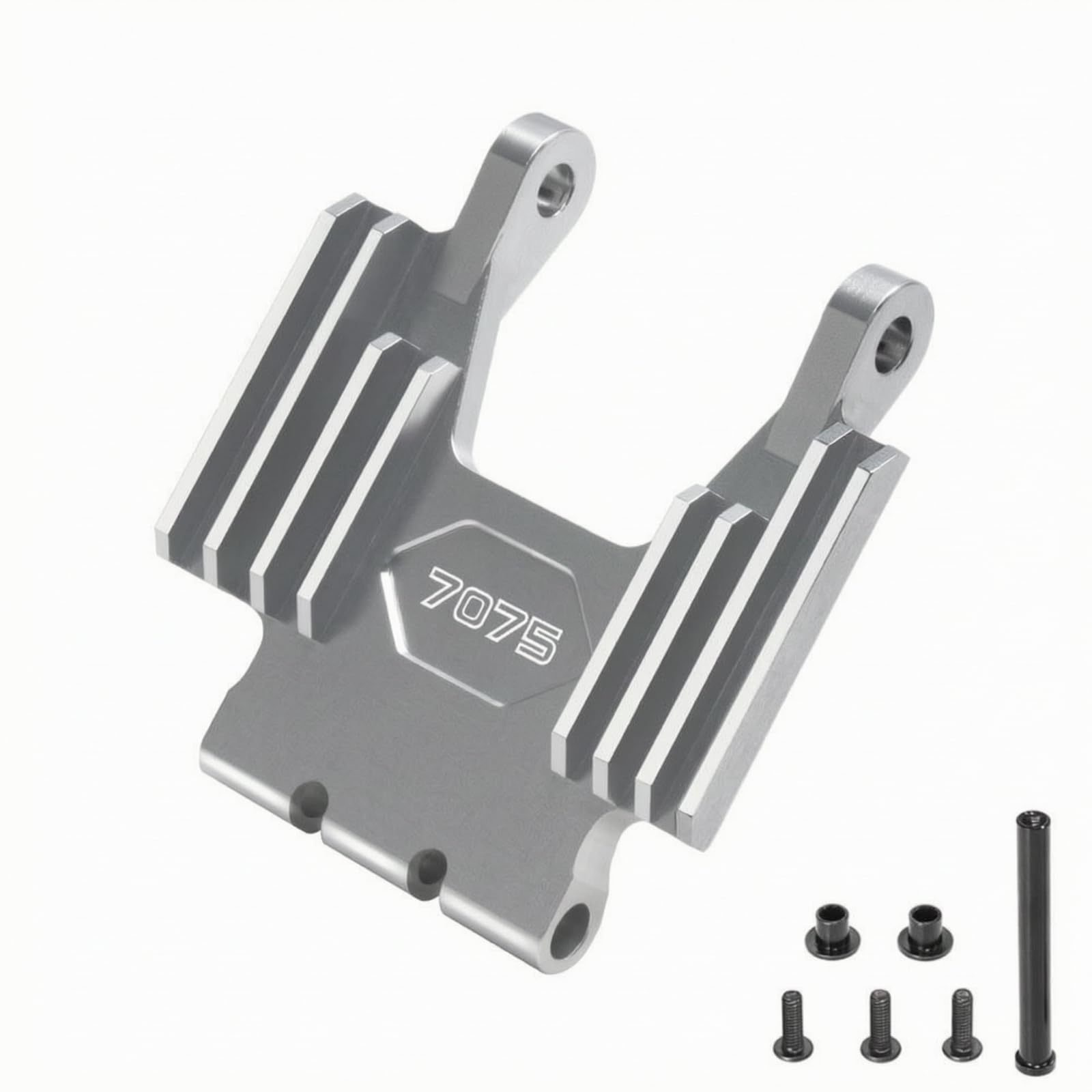 harayaa Support Tête Direction Vis Usinage CNC Support Colonne Direction en Aluminium Pièce pr Réparation, Argent