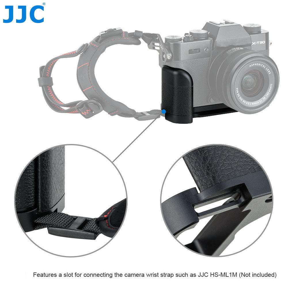 JJC Grip Metallo Impugnatura per Fujifilm Fuji X-T30III X-T30II X-T30 X-T20 X-T10 sostituisce Fujifilm MHG-XT10 Hand Grip