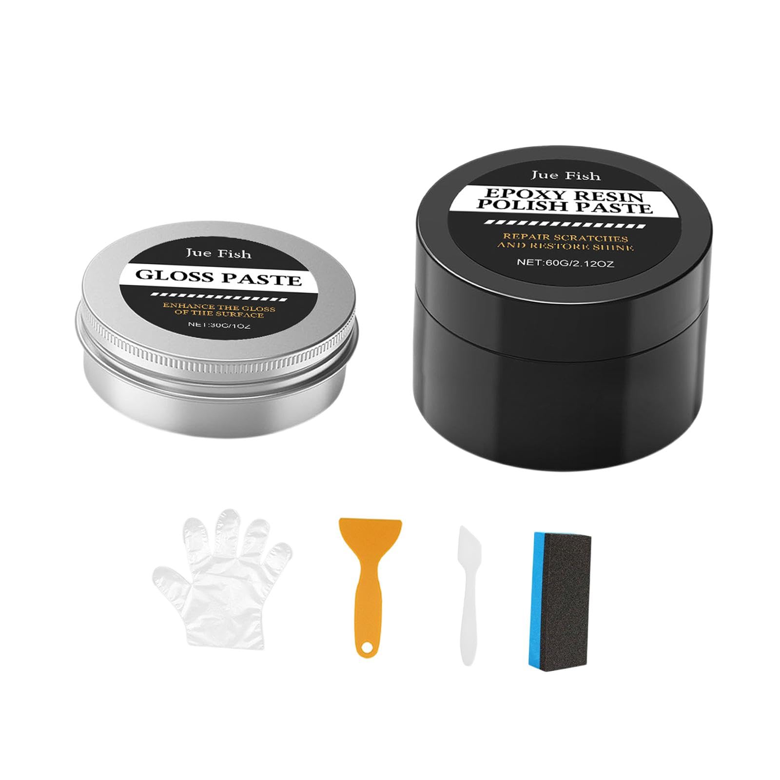 BNF®Epoxy Resin Polishing Kit Polishing Paste for Table Countertop Scratching|Crafts|Multi-Purpose Craft Supplies|Crafting Pieces |Package Includes:1 Epoxy Resin Polishing Kit-image-8