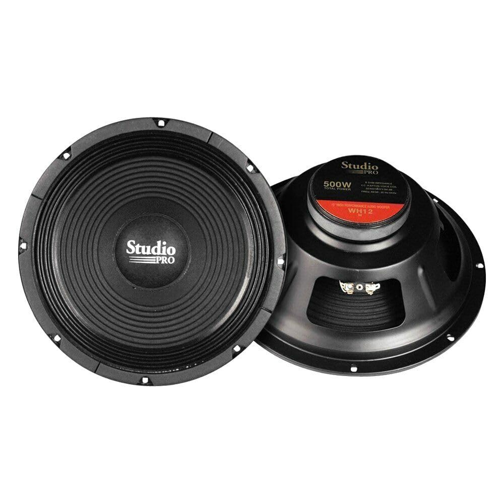 Kit Set para Pyramid WH12 1 Altavoz woofer difusor 30,00 cm 300 mm 12", 250 vatios rms 500 vatios máx, impedancia 8 Ohm, hogar, Fiestas, Discoteca, Fiesta, Karaoke, 1 Pieza