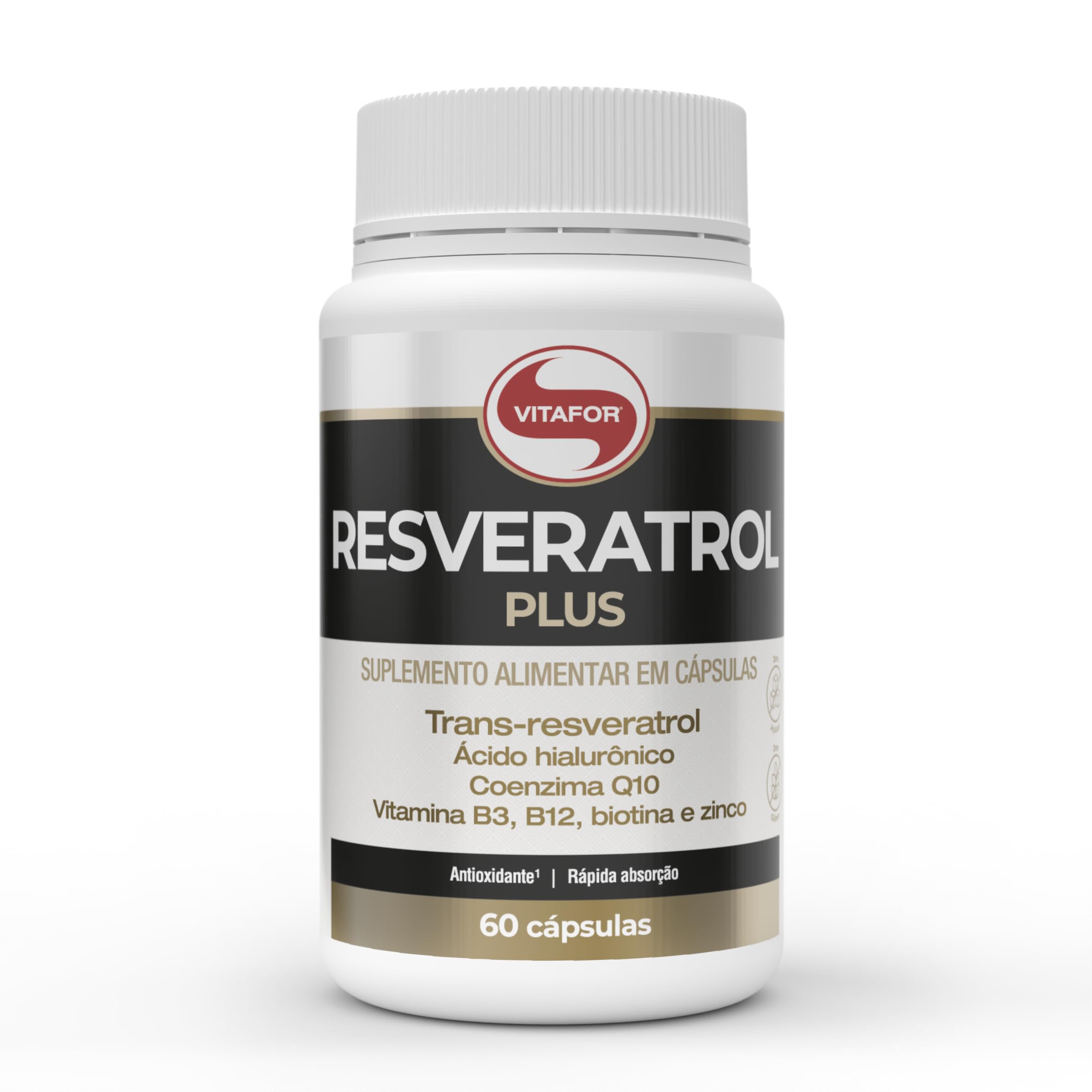 Vitafor - Resveratrol Plus - 60 Cápsulas : Amazon.com.br: Saúde e Bem-Estar