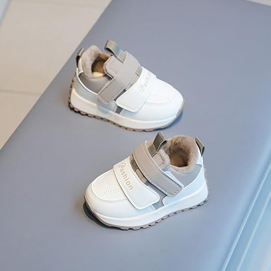 Winterschuhe Mädchen Jungen Gefütterte Warm Sneaker Hallenschuhe Kinder Sportschuhe Laufschuhe Outdoor Turnschuhe Kinderschuhe Hallenturnschuhe Fitnessschuhe Rutschfeste Barfussschuhe Barfußschuhe