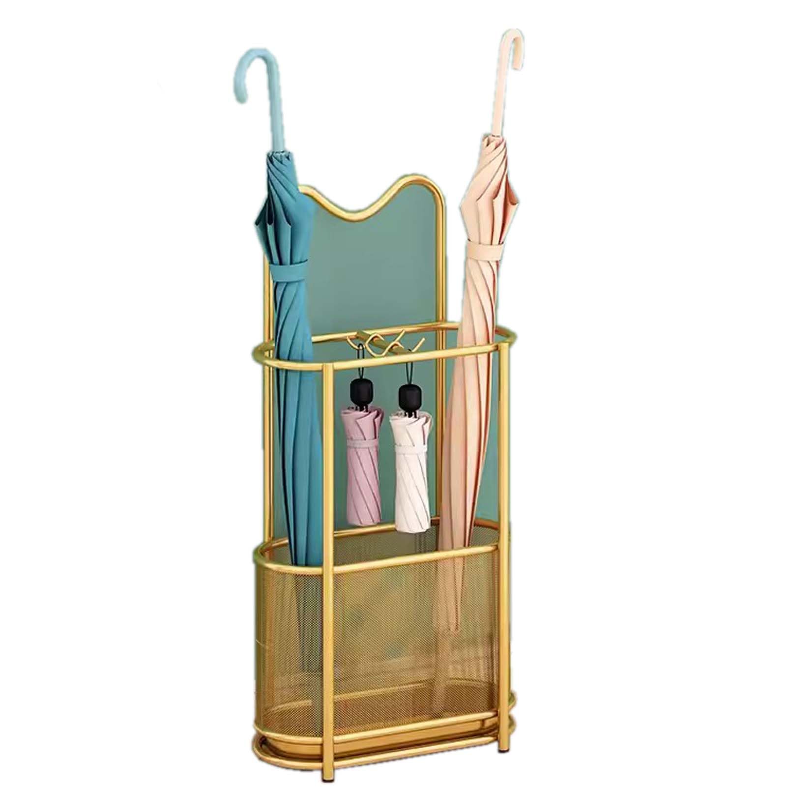 Porte-parapluies en métal support autoportant peu encombrant pour bureau