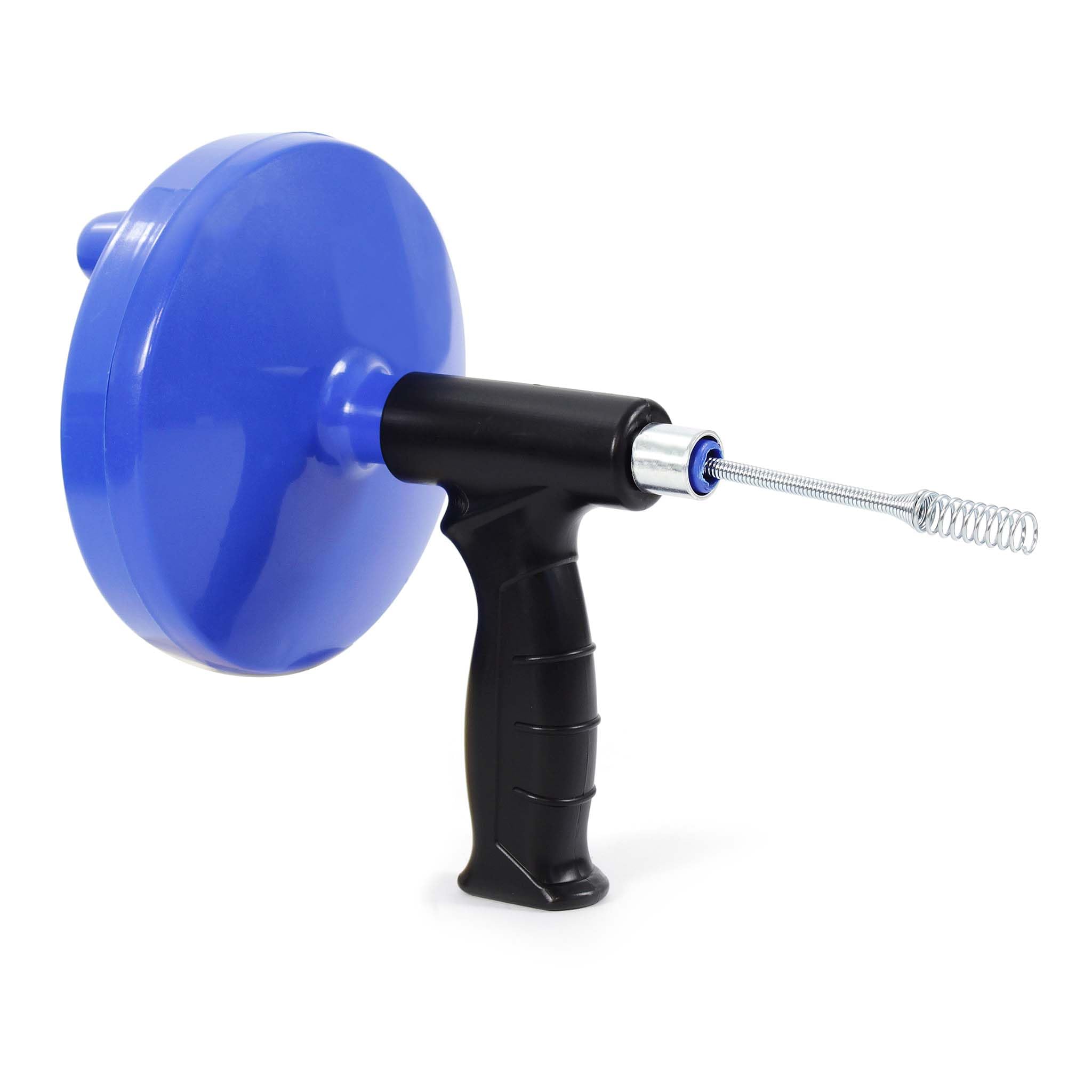 Wiltec Strumento pulizia tubi con filo a spirale estensibile 7,5 m x 6mm Libera scarichi dai capelli
