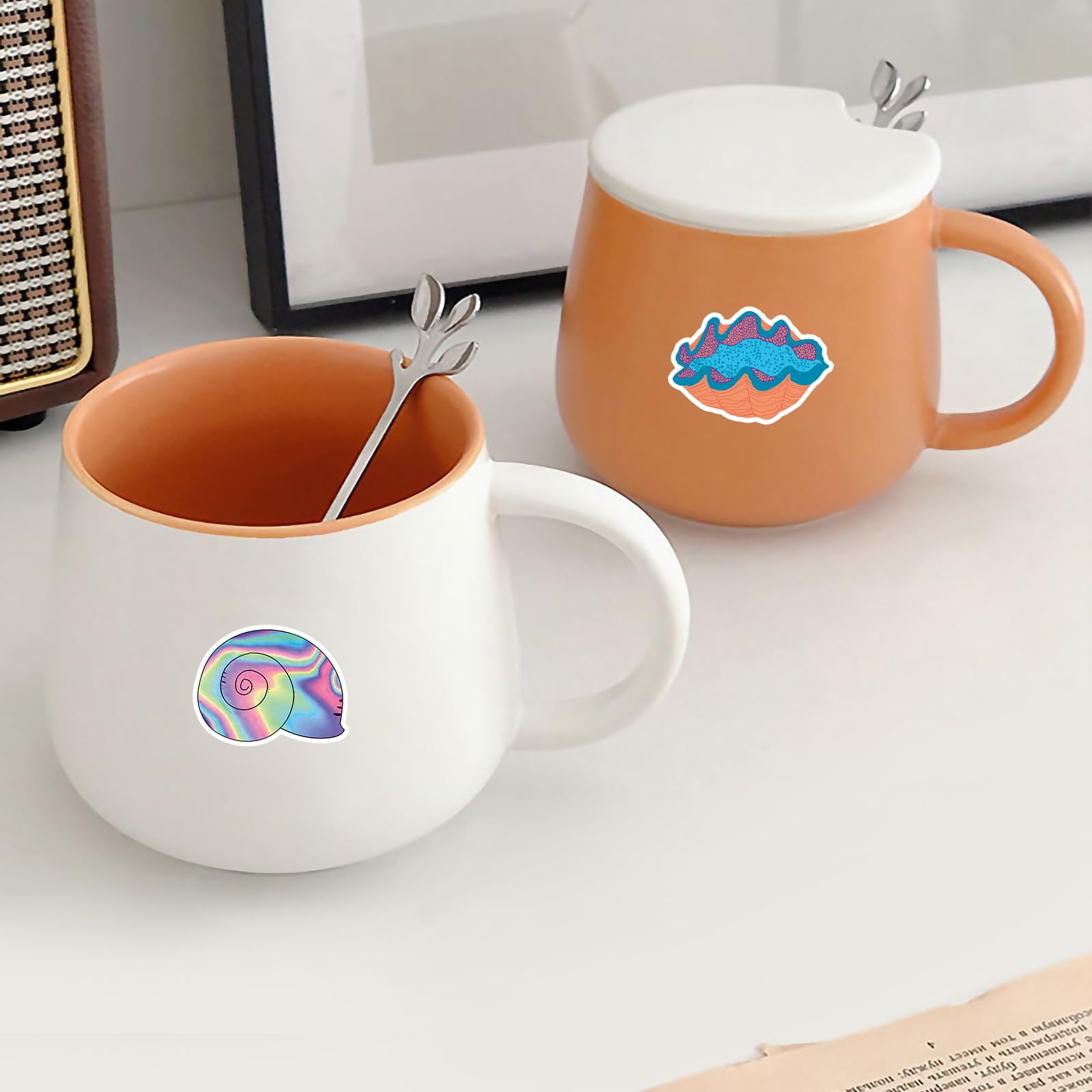 Adesivi Oceanici - 50 Stickers Impermeabili Per Bagagli E Notebook - Foto 8