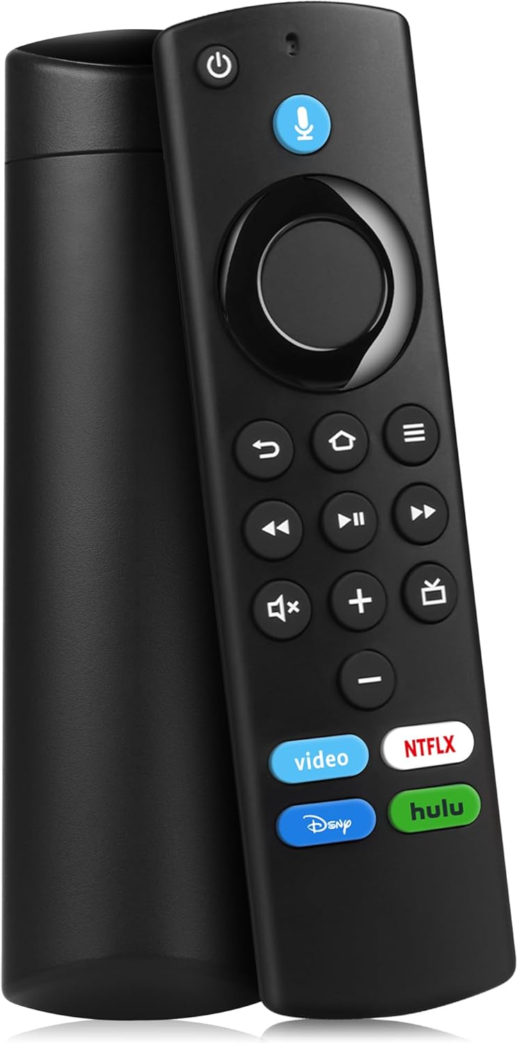 Replacement Firestick Remote Control Compatible with Fire Smart TV Stick Lite/Stick 4K/Smart TV 3rd Gen/TV Cube(2nd Gen/1st Gen/3rd Gen)/TVs Stick(2nd Gen/3rd Gen) with Voice Controller - $9.29