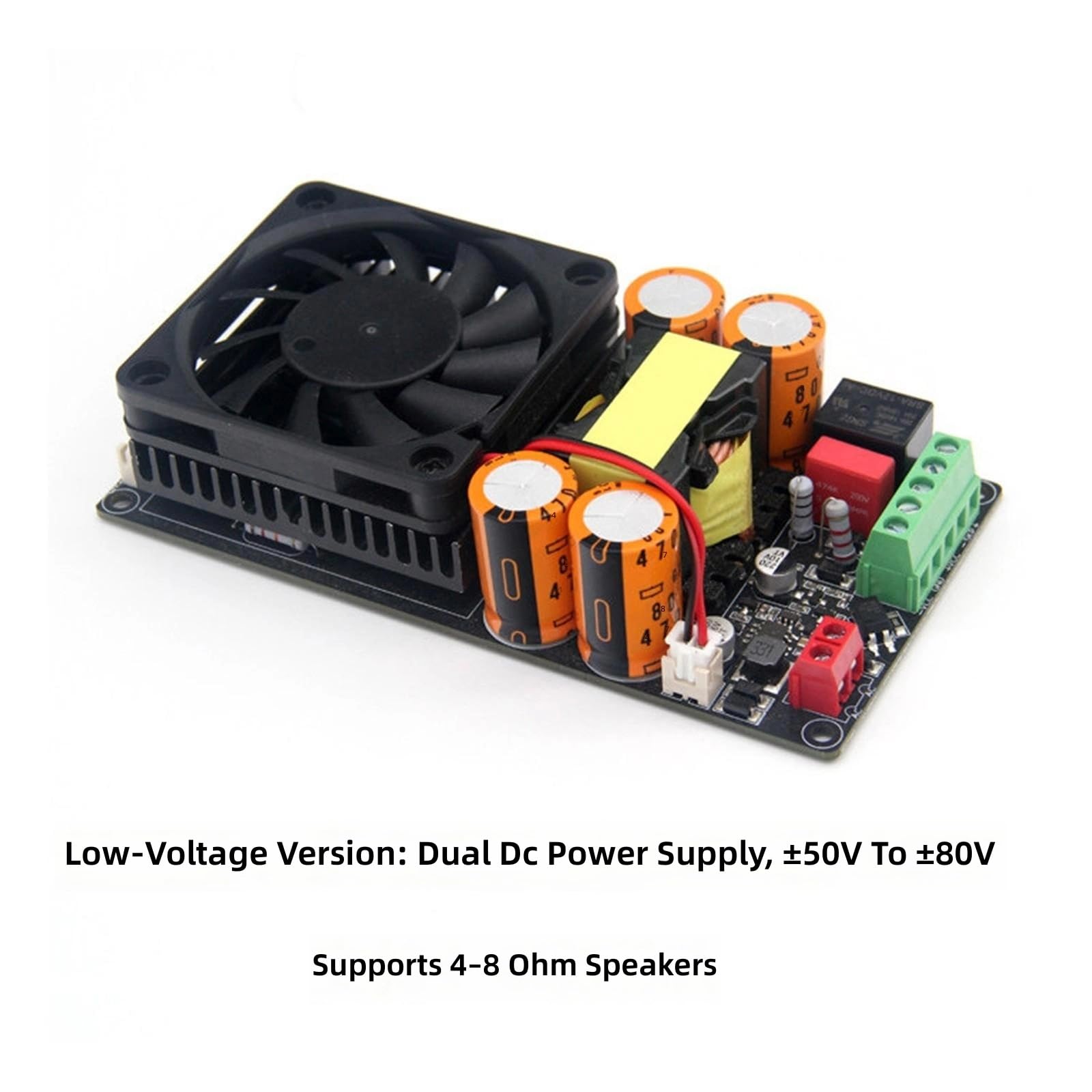 Modulo Amplificatore Potenza Sonora Digitale Compatto da 1000 W con dissipazione del Calore avanzata per sistemi Musicali Suono Chiaro e Aumento della Bassa deformazione