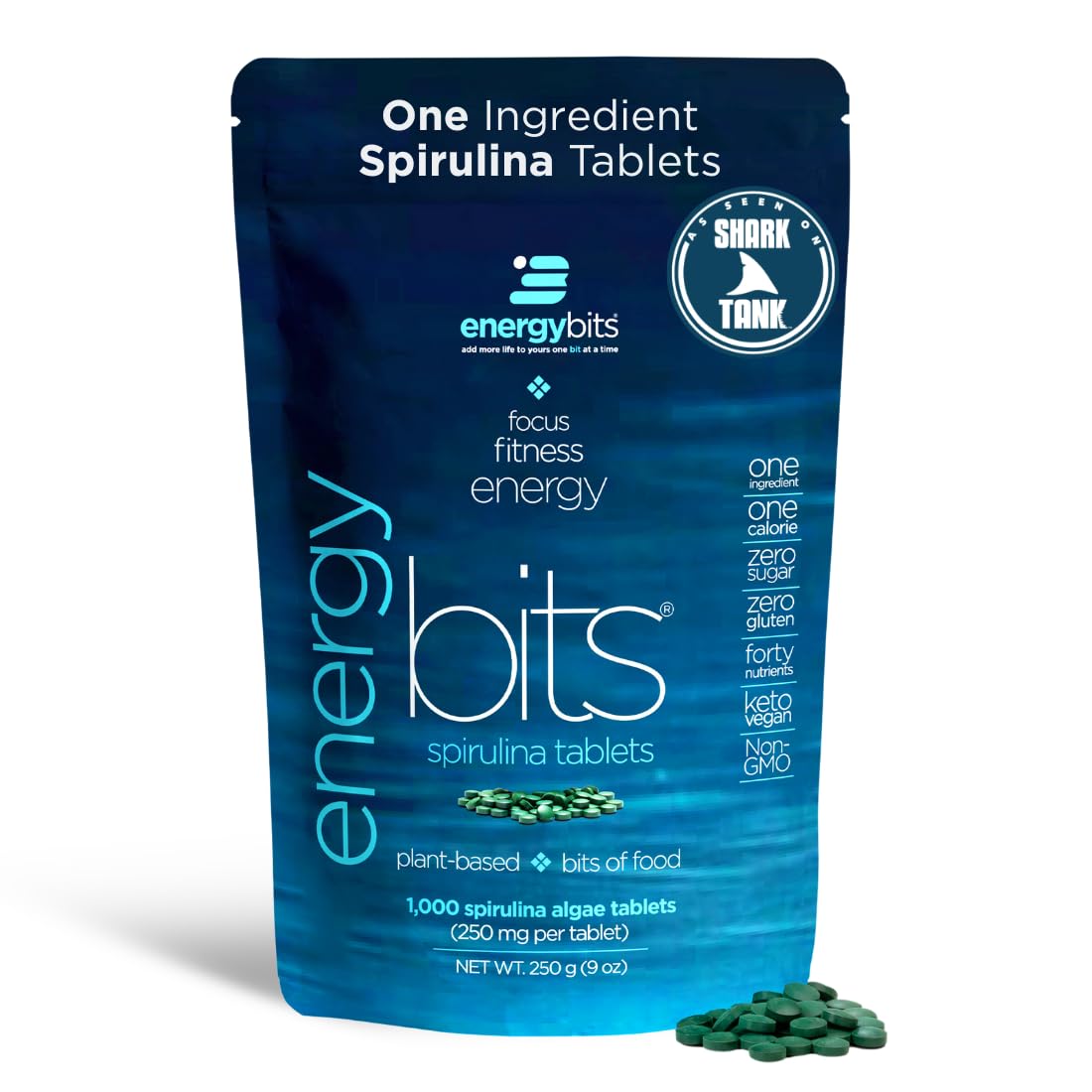 Amazon.com: ENERGYBITS Organic Spirulina Tablets (1000 Algae