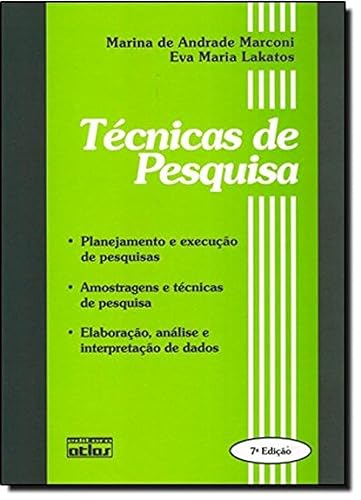 Técnicas De Pesquisa: Planejamento, Execução E Amostragens. Elaboração E Interpretação De Dados: Planejamento e Execução de Pesquisas; Amostragens e ... Elaboração, Análise e Interpretação de Dados