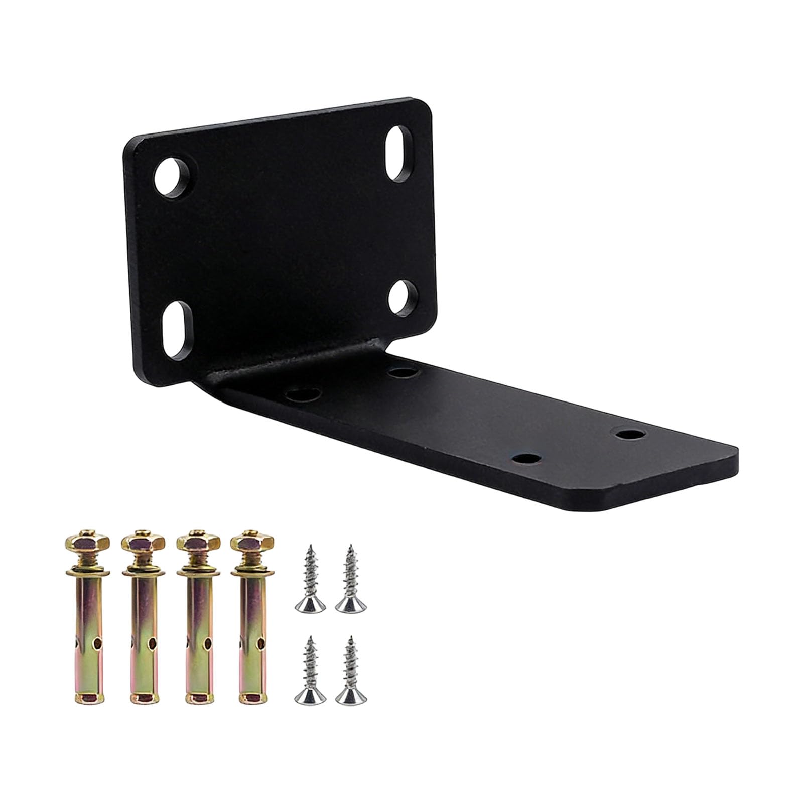 Thicken Floating Shelf Brackets Integrated Wall-Mounted Invisible T Type Brackets for Wall Mounting and Space Saving Space Efficient Floating Shelf Hardware