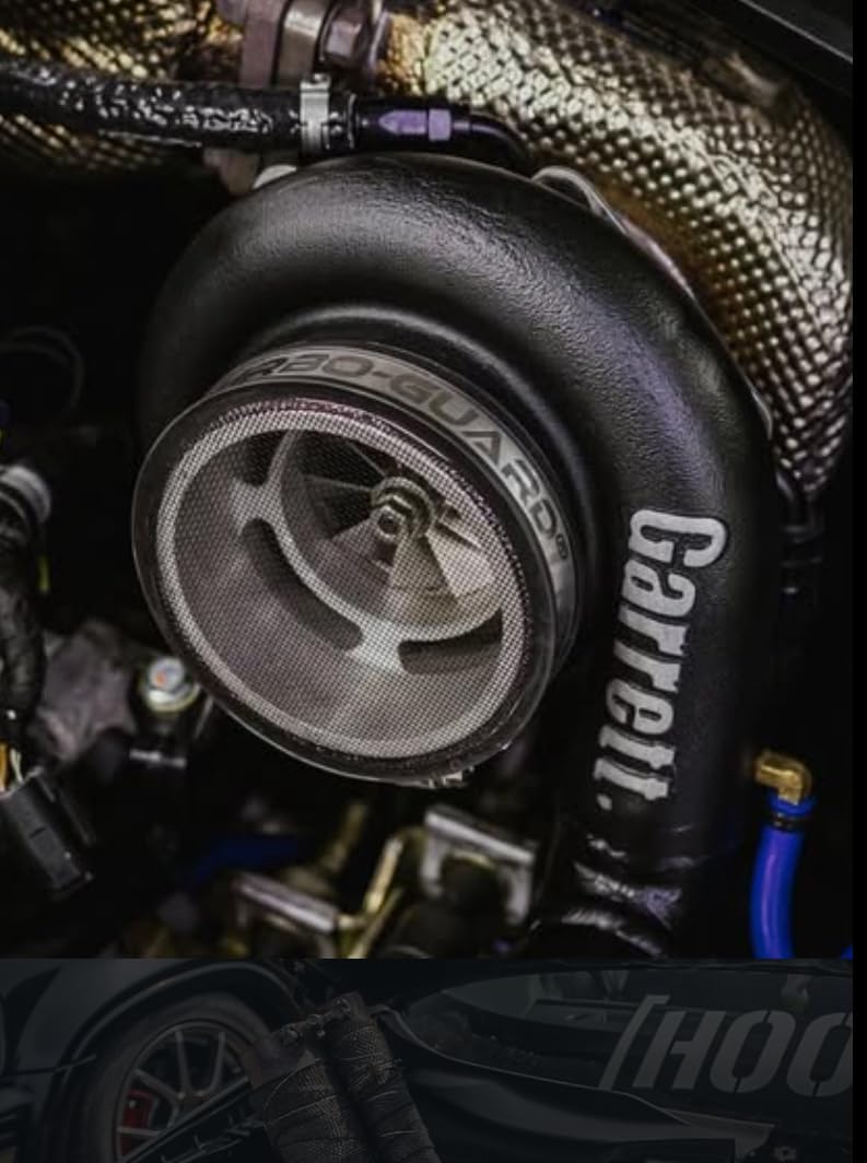 Turbo-Guard® Screen Filter - 4 INCH (4.00" Inlet - Black) 100% made in USA