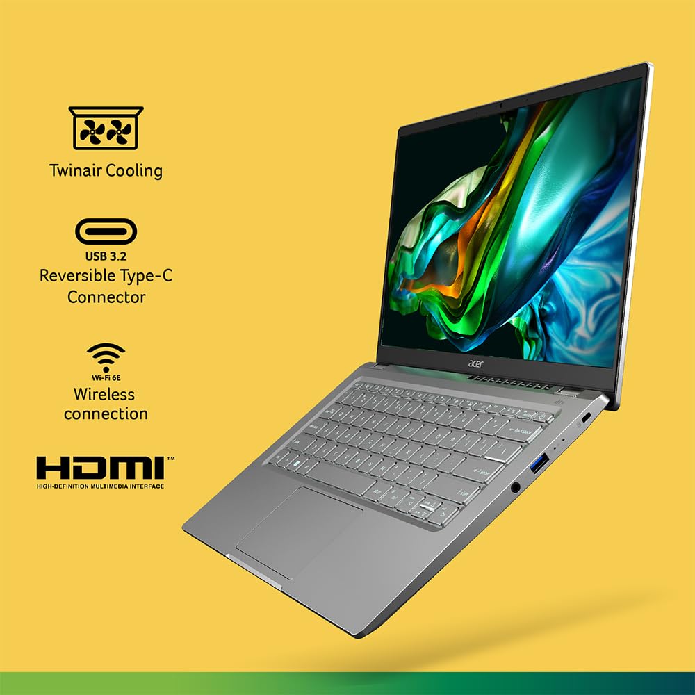 acer Swift Go 14 AMD Ryzen 7 7730U Octa-core Processor (16 GB