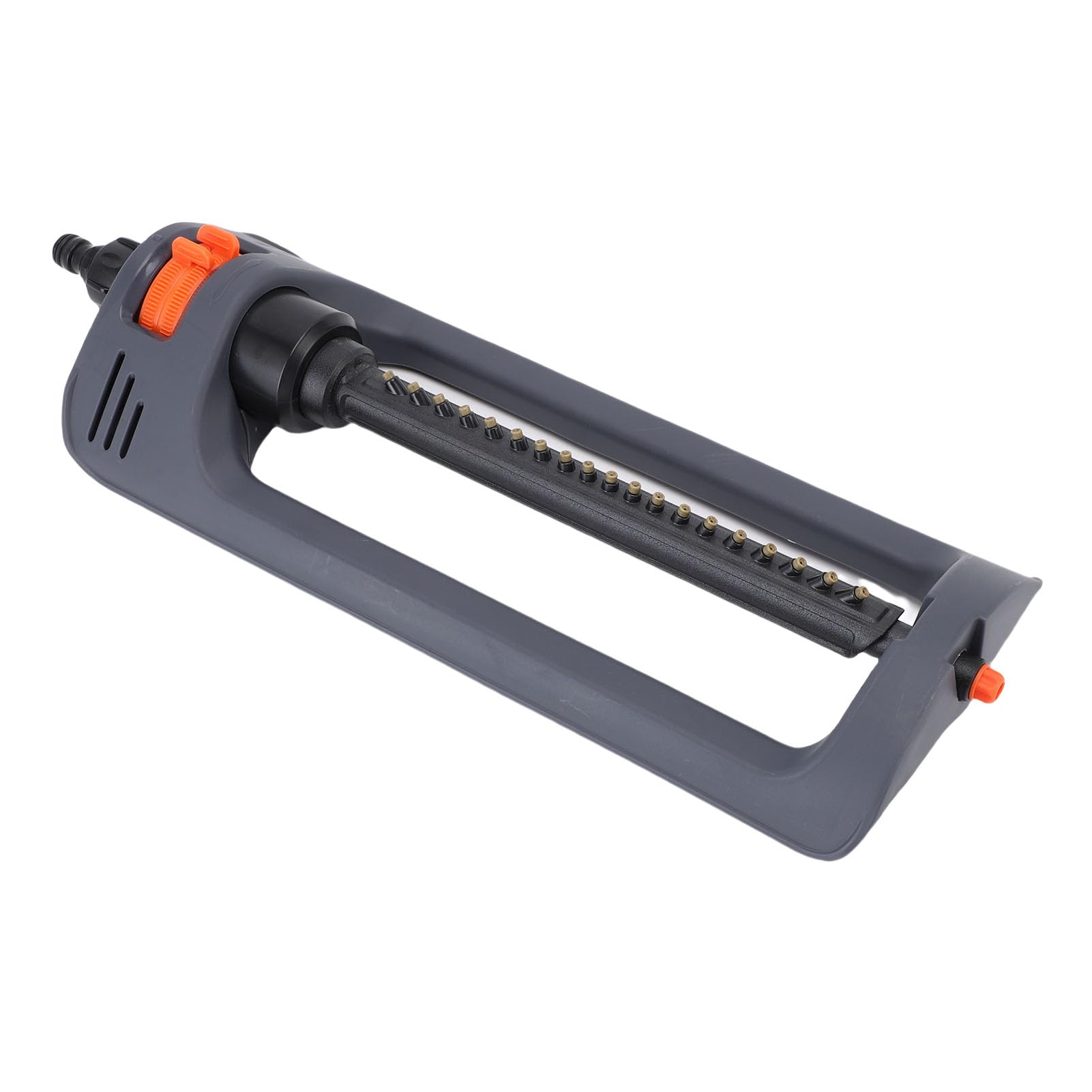 Irrigatore oscillante per prato con base ponderata, 19 ugelli, 4 modalità di spruzzo, copre fino a 4000 mq, strumento di irrigazione efficiente per giardino e cortile