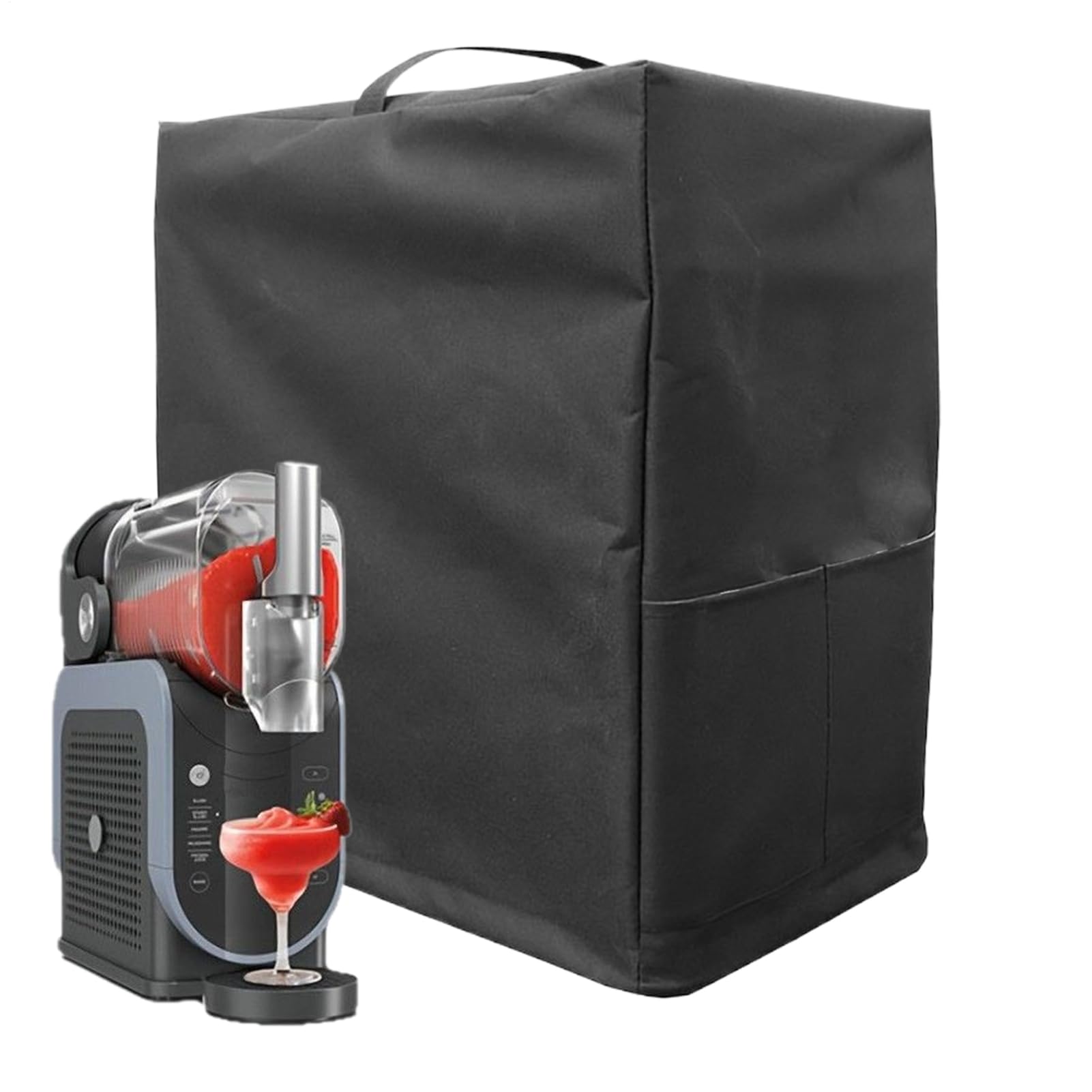 Couvercle de machine à glace pliable pour protection de robot culinaire