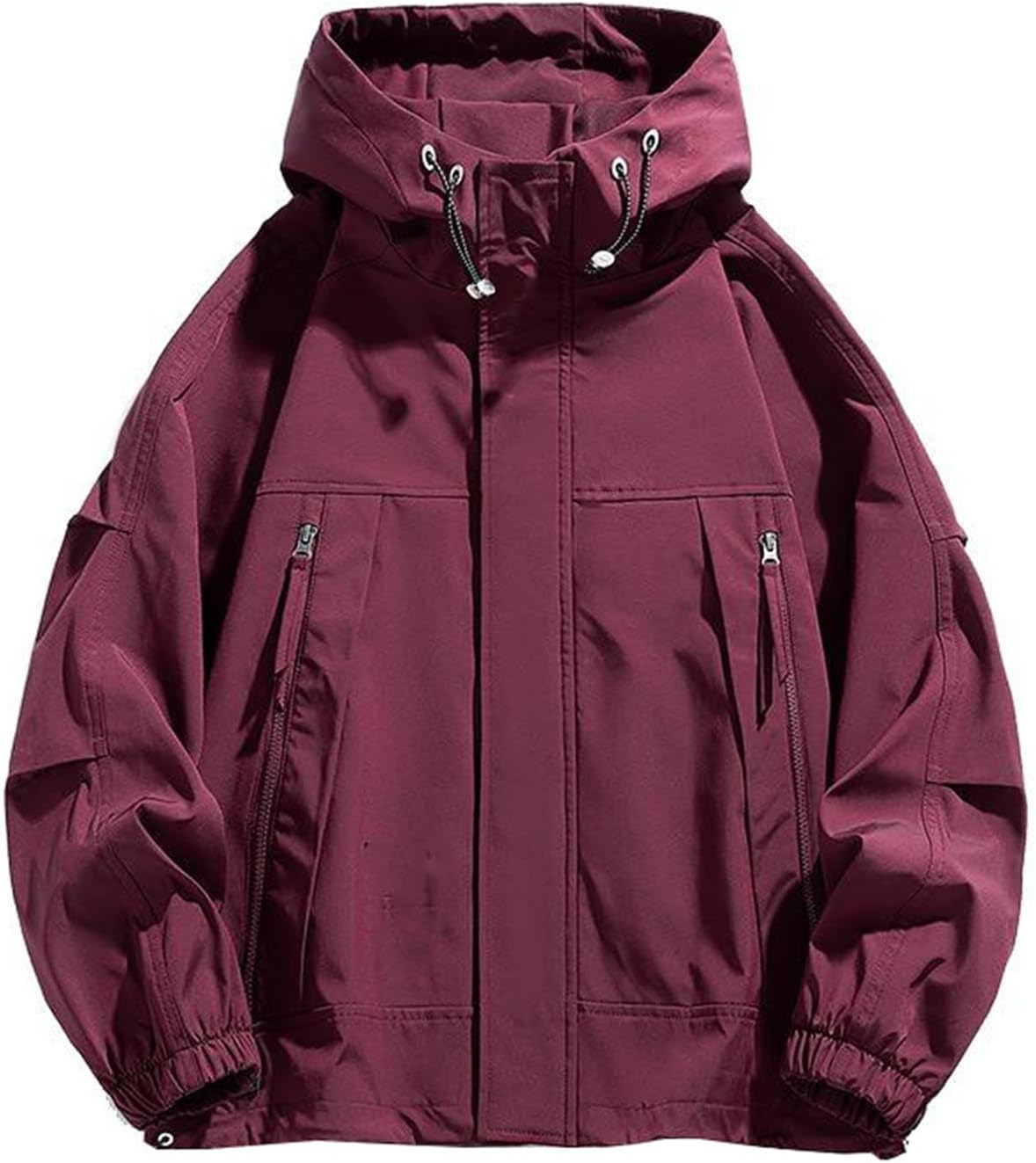 GUOYUXIAO Men's Spring Loose-Fitting Work Jacket Top
