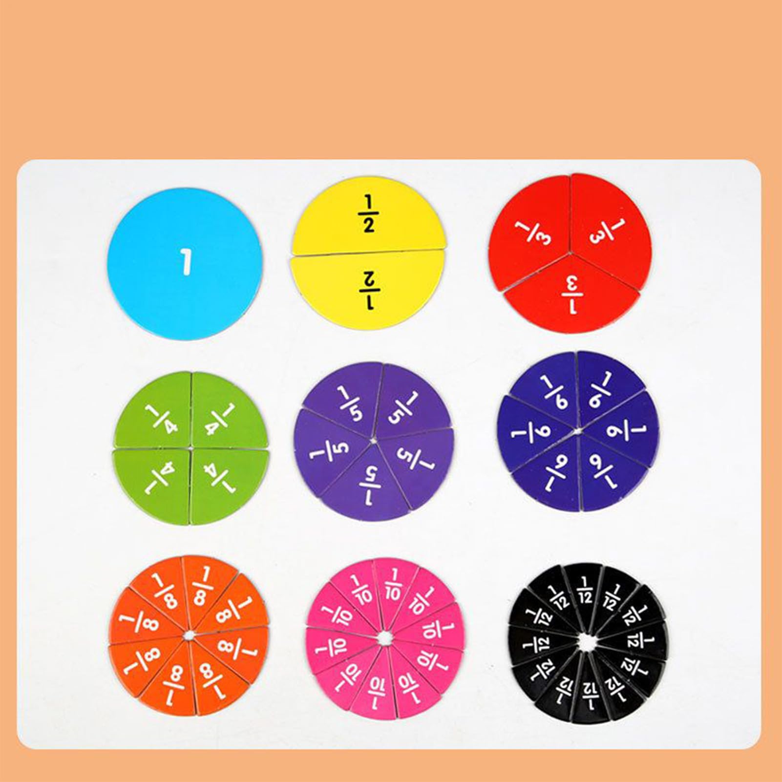 Conjunto De Bloques De Aprendizaje De Fracción De Manipuladores De De Matemáticas Tempranas Multicolor Sunnimix Ayudas para el aprendizaje de fracciones para niños | en línea Conjunto De Bloques De Aprendizaje De Fracción De Manipuladores De De Matemáticas Tempranas Multicolor Sunnimix Ayudas para el aprendizaje de fracciones para niños | en línea