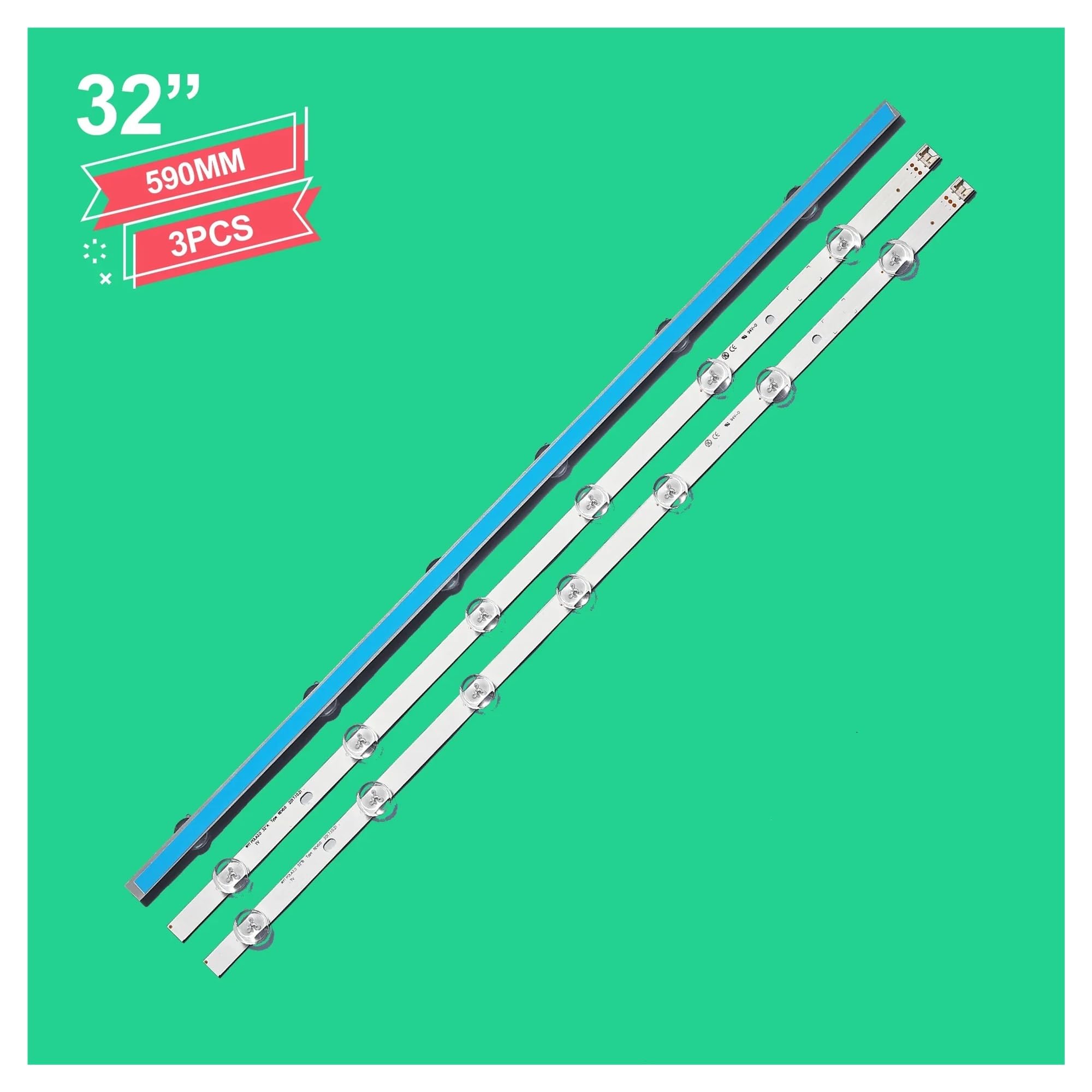 1/2/5/10 Set LED Backlight Strip for DE LED TV 32" 32LN540B Uot Pola2.0 32ln54 Agf78399401 32LN5707 HC320DXN-VHFPA-21XX(Size:10 Set)