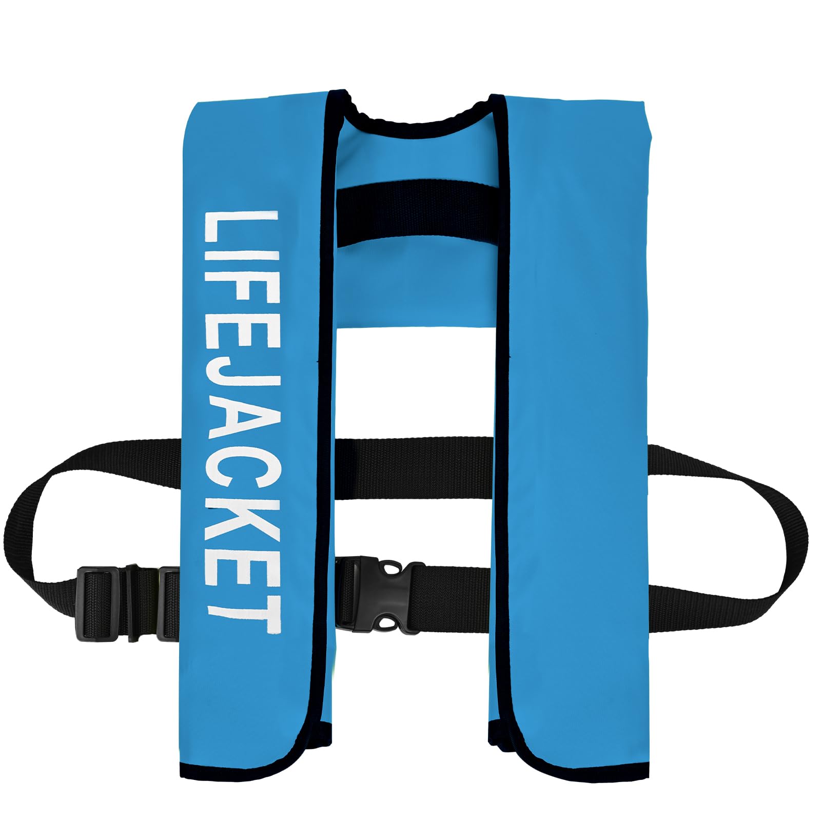 Meenoutt Adult Automatic Inflatable Kayak Vest PFD,Water Sports Vest for Boating Fishing Kayaking SUP Paddleboarding（fit Weight Below 330 lbs）