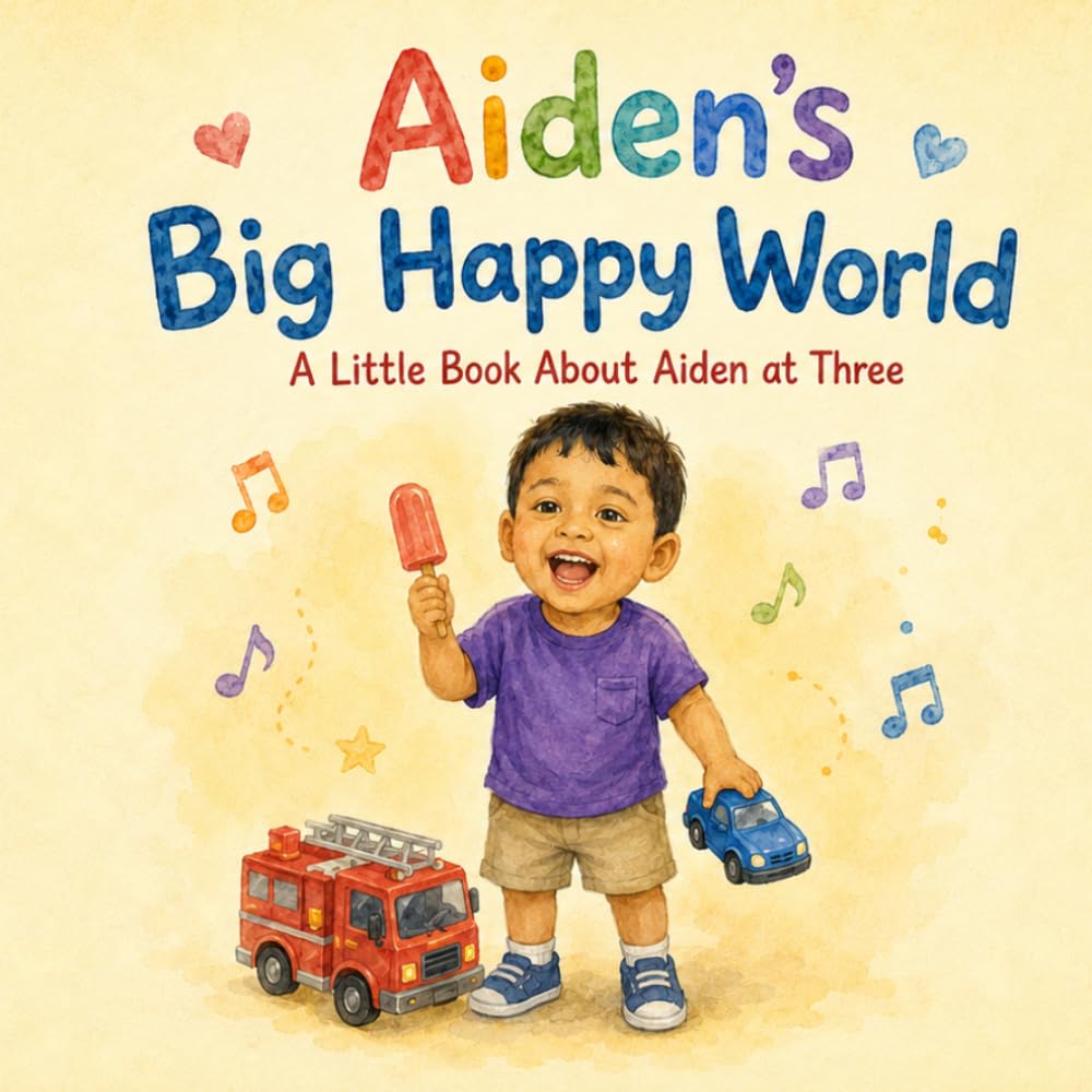Aiden's Big Happy World: A Little Book About Aiden at Three