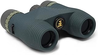 Nocs Provisions Standard Issue 8x25 Waterproof Binoculars, 8X Magnification, Bak4 Prism, Wide View Multi-Coated Lenses for Bird Watching, Hiking & Backpacking - Cypress Green II