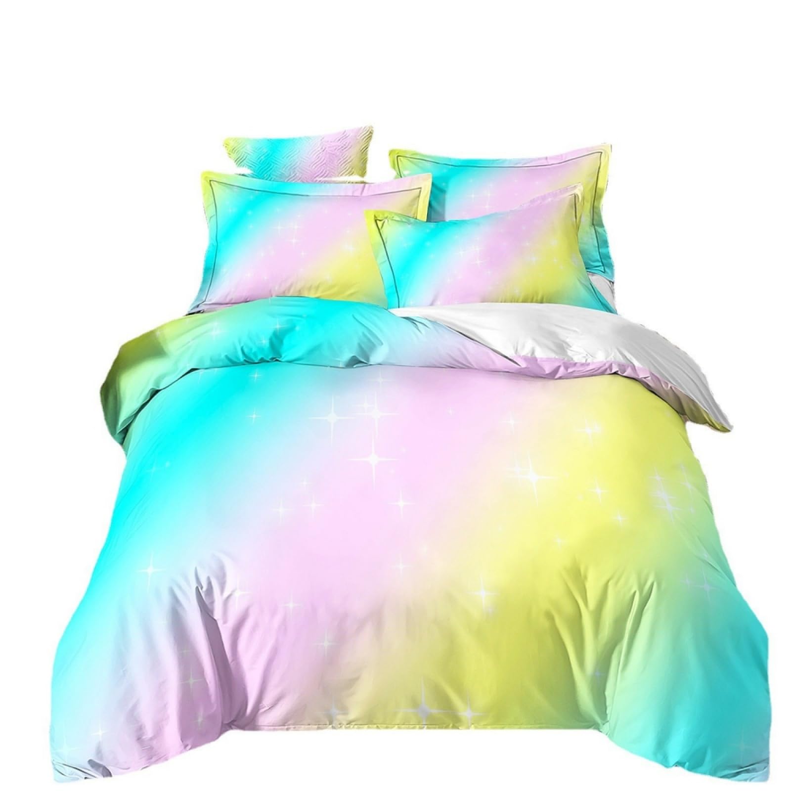 Double Duvet Set Yellow Sky Blue Bedding Double Bed Set Duvet Cover Sets