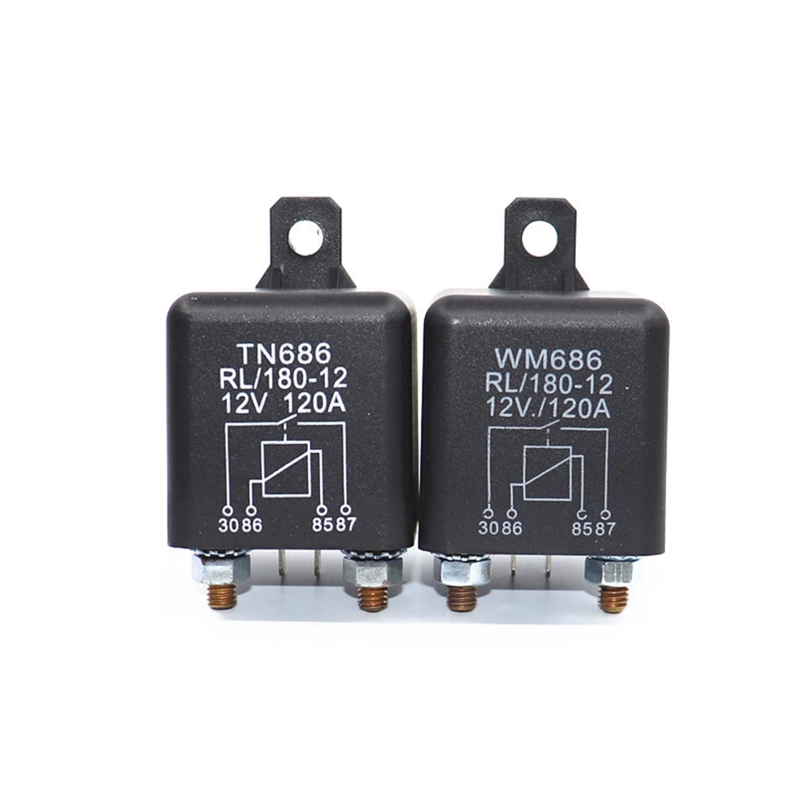 Relé para automóvil y camión, motor automotriz 24V/12V 200A/100A/120A tipo continuo modular (24V1.8W120A)