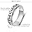 LuckyAmor Anxiety Ring for Women Spinner Rings:Rotating Rings Stainless Steel 6mm Moon Star Anxiety for Men Band Jewelry Gift for Women Size 6 7 8 9 10