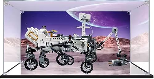 Vitrina acrílica para Lego Technic NASA Mars Rover Perseverance 42158 - Escaparate, protege y decora tus obras maestras con almacenamiento a prueba