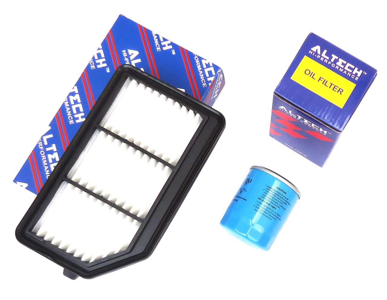 ALTECH HI-PERFORMANCE AIR FILTER + OIL FILTER SET FOR HONDA CITY I-VTEC PETROL (2014 TO 2019)
