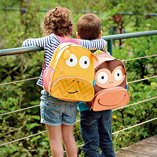 Multikids Baby Mochila, Marrom (Macaco), 31 x 33.20 x 4 cm
