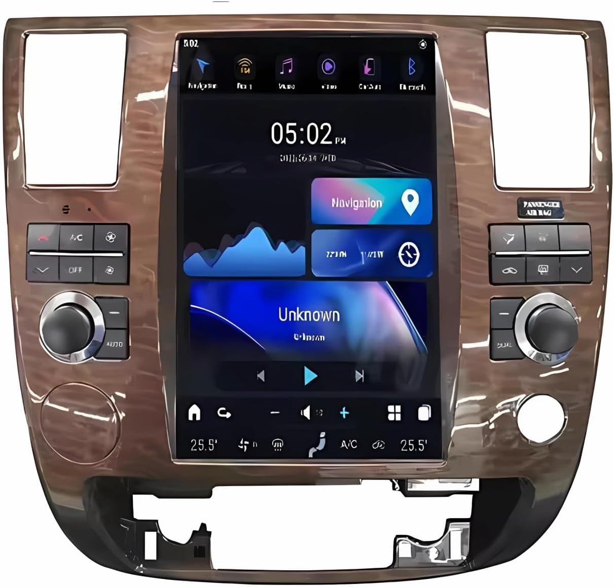 Rolax Android 13 12.3 inch Stereo Radio Carplay Car Multimedia Video Player GPS Navigation Compatible with Nissan Armada Infiniti QX56 2007-2015 WiFi Bluetooth