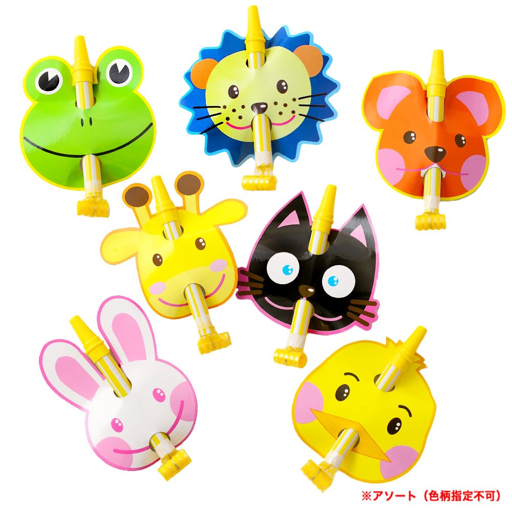 Amazon | 【縁日 景品 セット】 面付巻鳥 どうぶつ まきとり 25個 吹き