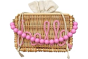 Natural Handwoven Woven Beach Bag for Women