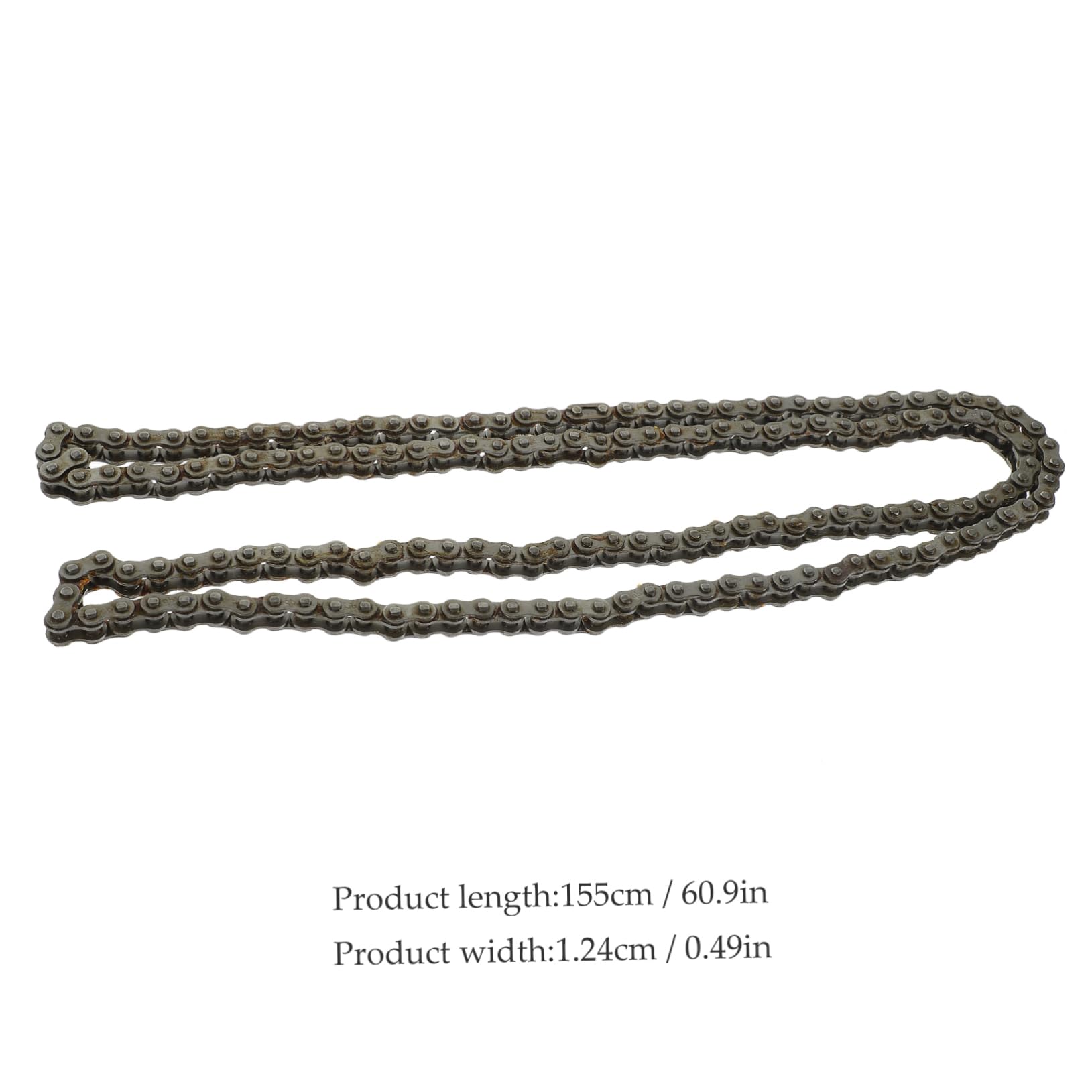 Alipis Link Chain Replacement Roller Steel Chain with Connecting Link for Mini Bikes and Karts Easy to Install Mini Bike Accessories