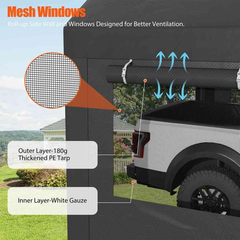 JAMFLY Carport, 12x20 ft Heavy Duty Carport with Roll-up Windows, Portable Garage with Removable Sidewalls Doors, Car Canopy with Sandbags and All-Season Tarp for Car Boat Truck Motorcycle JAMFLY Carport, 12x20 ft Heavy Duty Carport with Roll-up Windows, Portable Garage with Removable Sidewalls Doors, Car Canopy with Sandbags and All-Season Tarp for Car Boat Truck Motorcycle