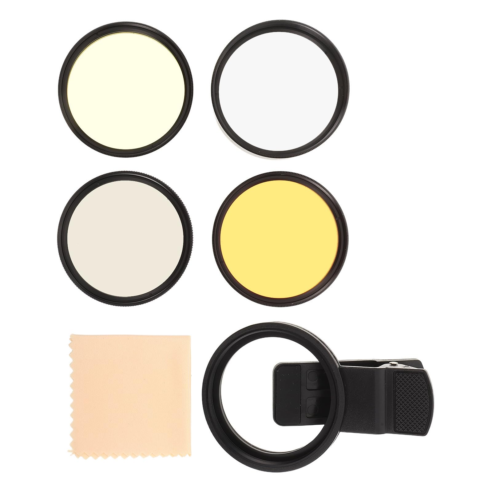 POPETPOP Filtro Coral Polarizado para Móvil Clip, Vidrio y Plástico
