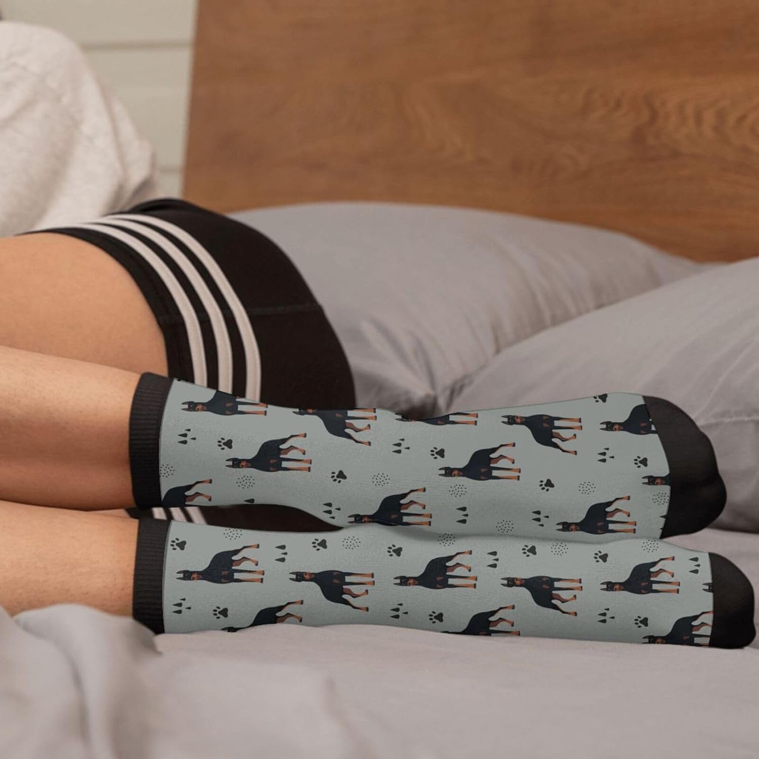 Funny Dog Novelty Crew Socks Casual Crazy Funny Dress Socks For Women Men Teens Gift - Image 4