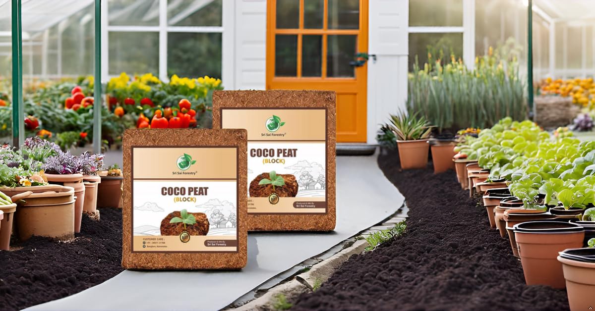 SRI SAI FORESTRY Cocopeat Block (5 KG) | 100% Natural Coconut Coir Fiber | Organic Fertilizer for Home Gardening, Potted Plants, Indoor & Outdoor Use | Eco-Friendly Agricultural Compost - Image 7 thumbnail