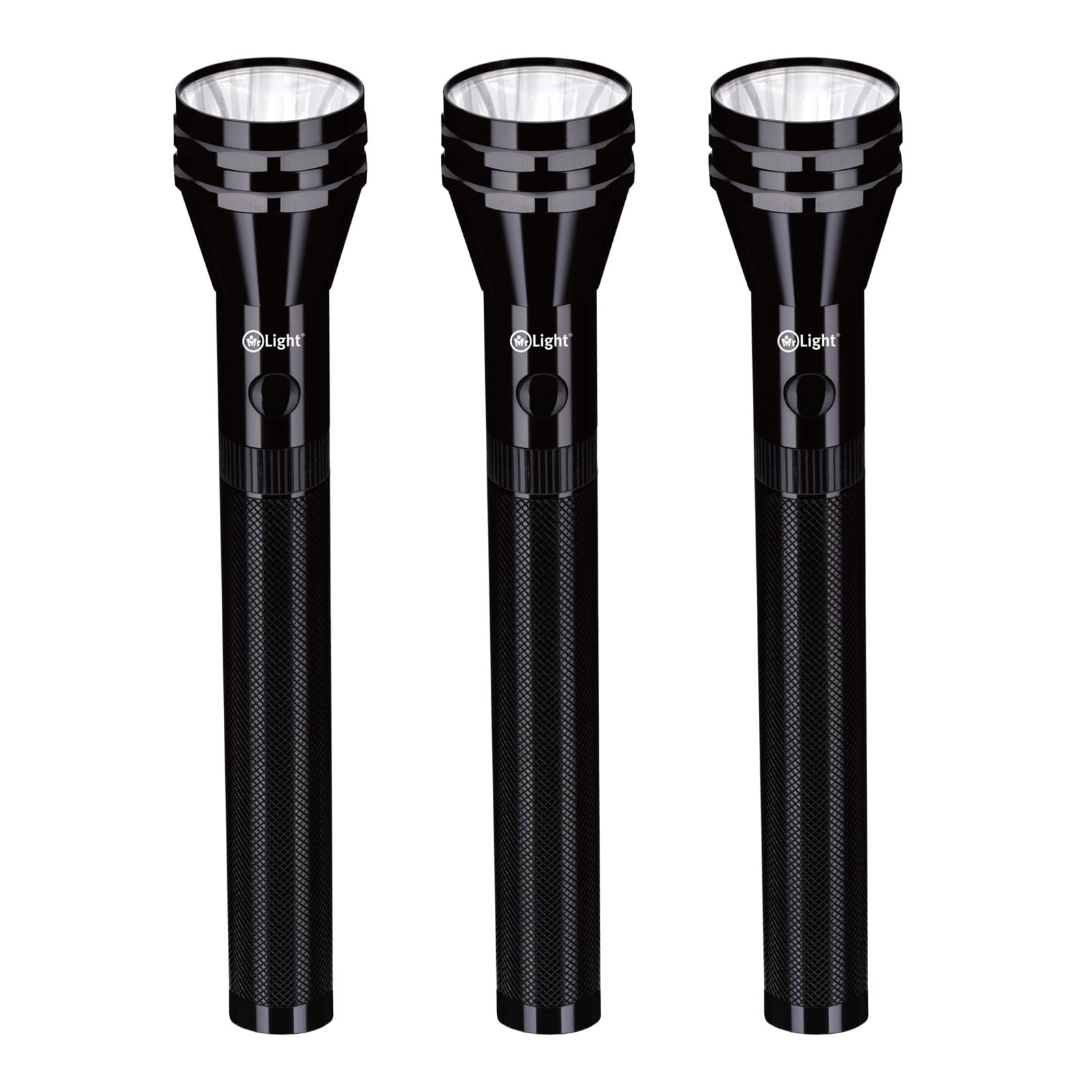 Mr. Light Infinity Magic Torch 3 Piece Flashlgihts Combo For Daily Use, For Emergency, Camping, Hiking And Travel, 4hours Runtime, 3000 Meter Coverage,MR 8331
