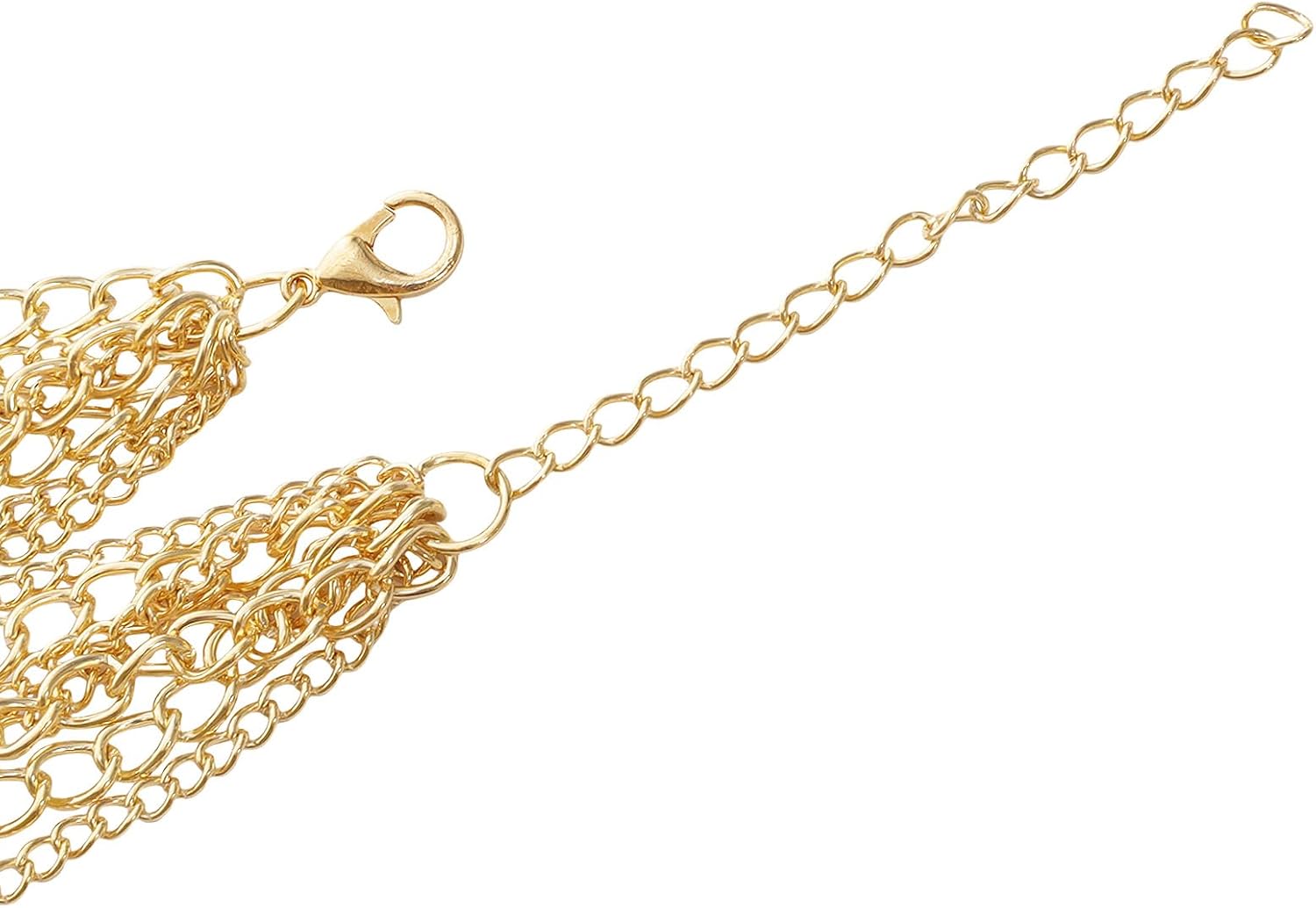 Gvhntk Chunky Gold Necklaces for Women Punk Chain Multilayer 80s Hip Hop Necklace Statement Layered Cuban Link Chain 90s Outfit Accessories for Women