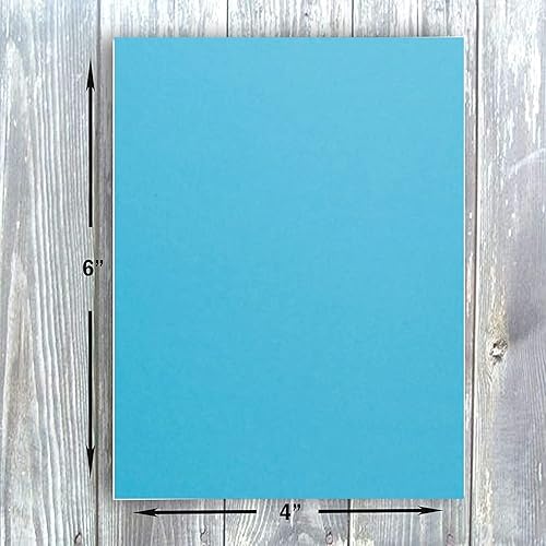 Miniatura 3 de Hamilco Papel de cartulina de color para álbumes de recortes, papel de cartulina de 4 x 6 pulgadas, cubierta de 65 libras, paquete de 100 unidades