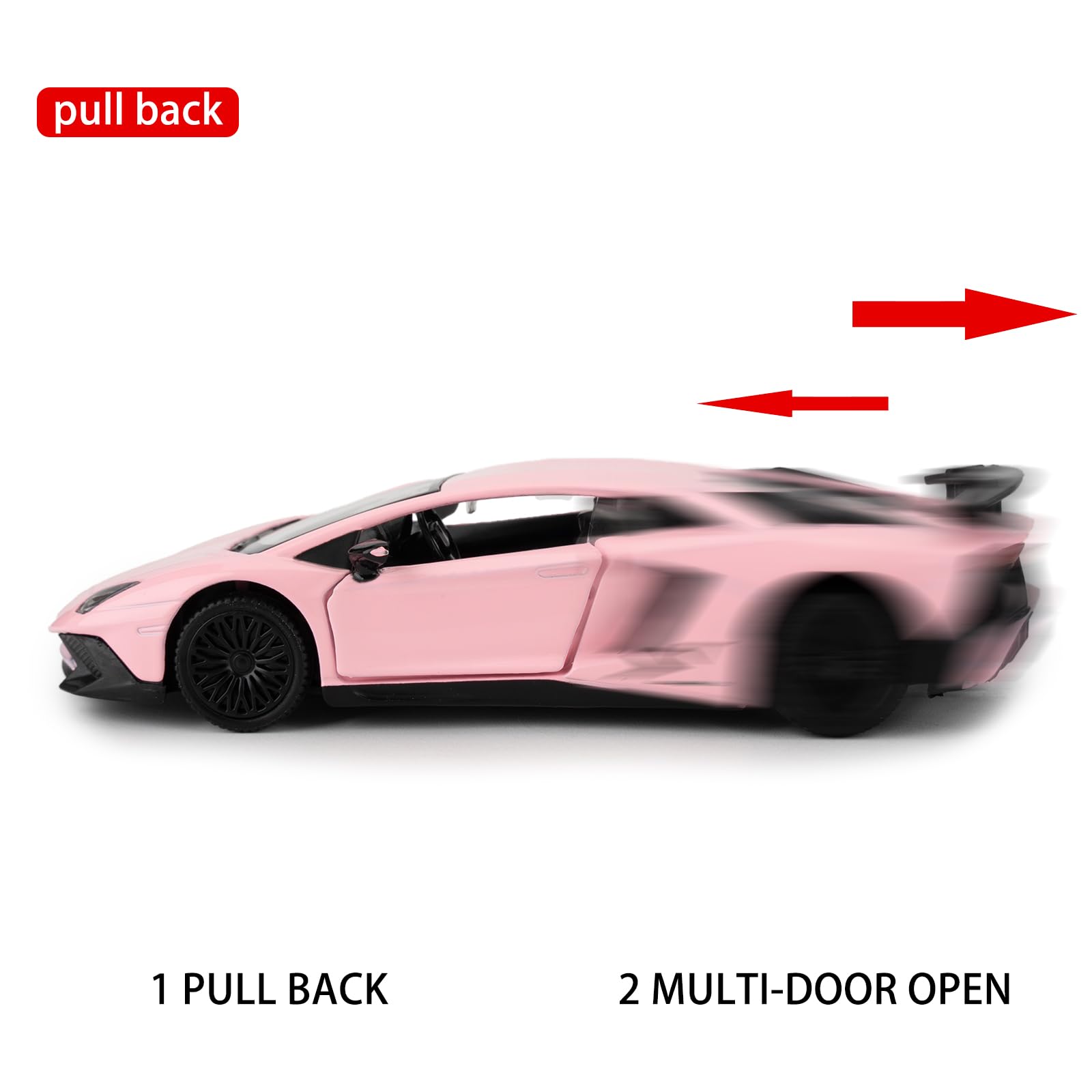 TGRCM-CZ 1/36 Scale Lamborghini Aventador LP770-4 Casting Car Model - Image 2
