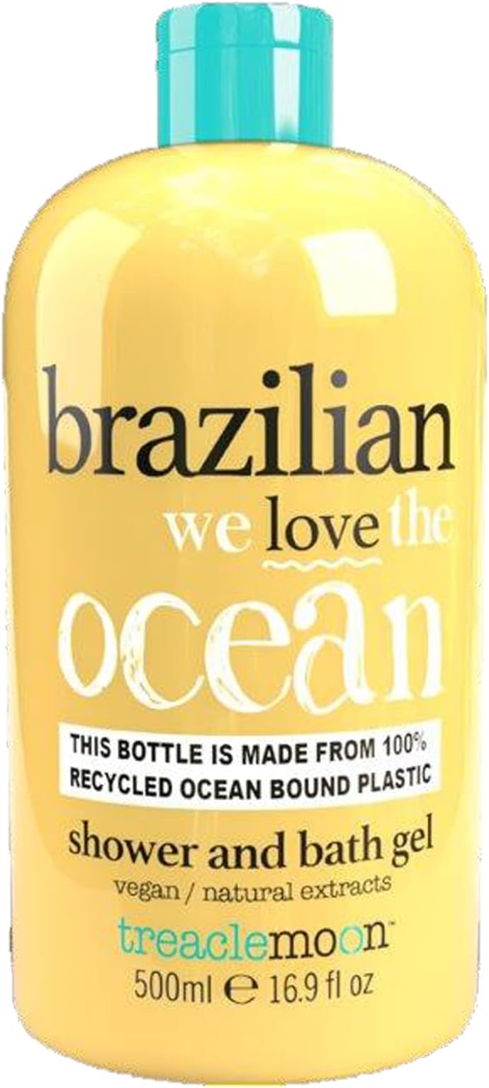 Treaclemoon Brazilian Love Bath and Shower Gel, 500ml | Brazilian Citrus and Guarana Extract | Gentle & Indulgent | Long-Lasting Fragrance | Dermatologically Tested | Vegan & Cruelty-Free