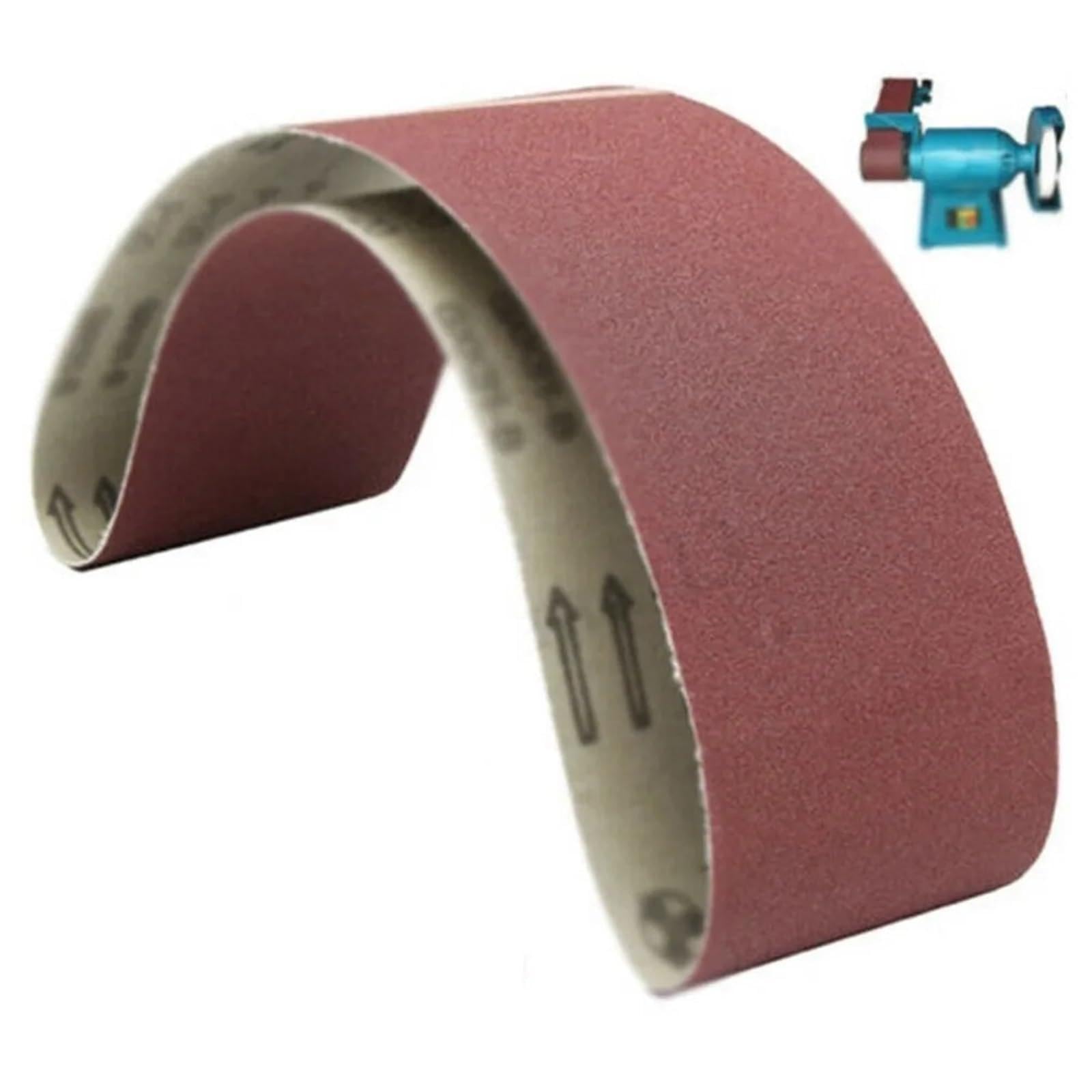 ZUOAHBDT Sander Belts Set, 2 pcs 915x100mm Aluminum Oxide Sanding Belts For Belt Sanders 40-1000 Grit(600Grit)